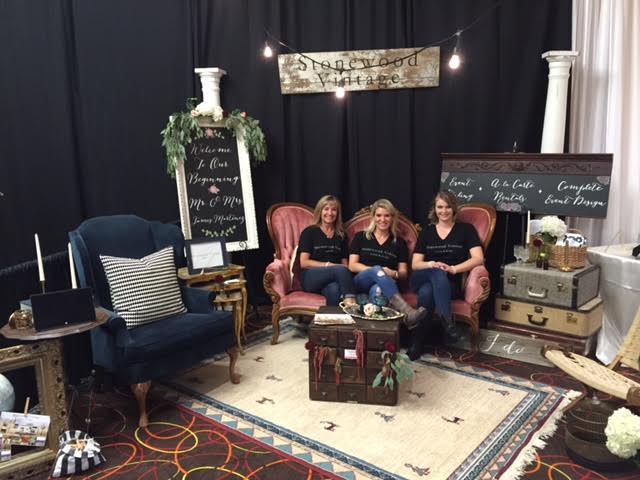 The Stonewood Vintage ladies in our booth.